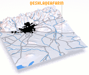 3d view of Qeshlāq-e Āfarīn