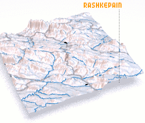 3d view of Rāshk-e Pā\