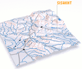 3d view of Sī Sakht