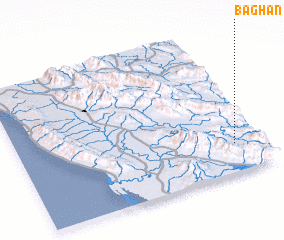 3d view of Bāghān