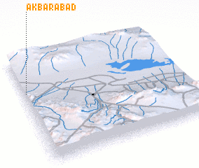 3d view of Akbarābād