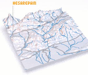 3d view of Ḩeşār-e Pāʼīn