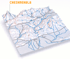 3d view of Cheshmeh A‘lā