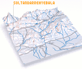 3d view of Soltān Darreh-ye Bālā