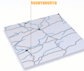 3d view of Novaya Mon\