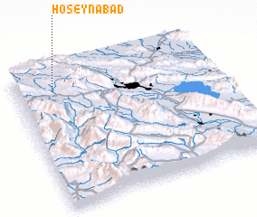 3d view of Ḩoseynābād