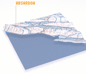 3d view of Āb Sardow