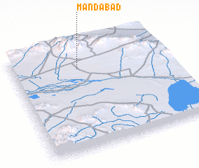 3d view of Mandābād