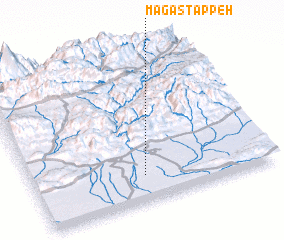 3d view of Magas Tappeh