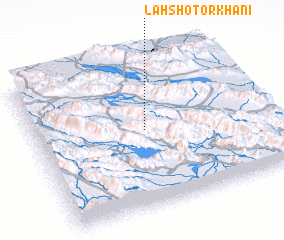 3d view of Lah Shotor Khānī