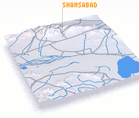 3d view of Shamsābād