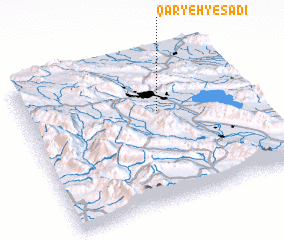 3d view of Qaryeh-ye Sa‘dī