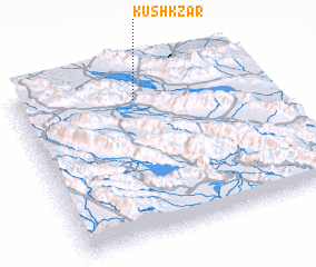 3d view of Kūshk Zar