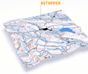 3d view of Āq Tappeh