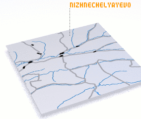 3d view of Nizhnechelyayevo