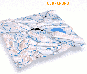 3d view of Eqbālābād