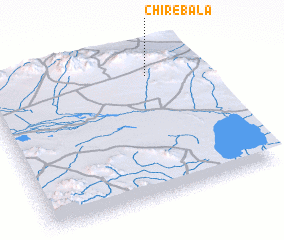 3d view of Chīr-e Bālā