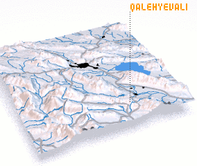 3d view of Qal‘eh-ye Valī