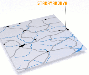 3d view of Staraya Mon\