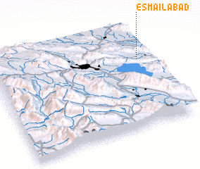 3d view of Esmā‘īlābād