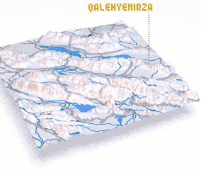 3d view of Qal‘eh-ye Mīrzā