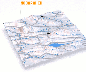 3d view of Mobārakeh