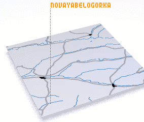 3d view of Novaya Belogorka