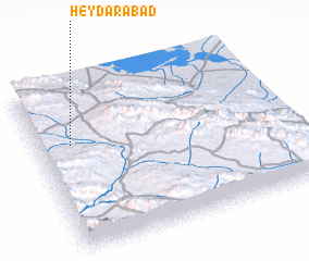 3d view of Ḩeydarābād