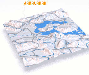 3d view of Jamālābād