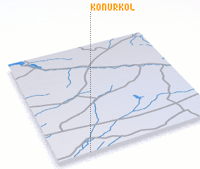 3d view of Konurkolʼ