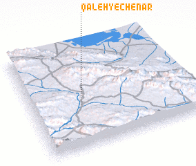 3d view of Qal‘eh-ye Chenār