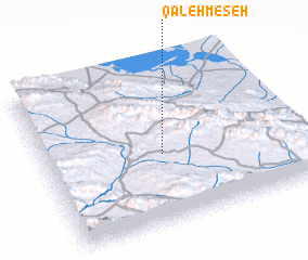 3d view of Qal‘eh Meseh