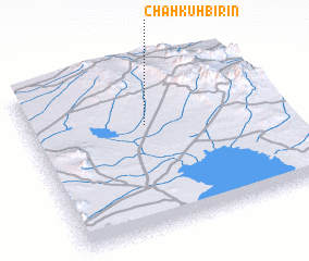 3d view of Chāh Kūh Bīrīn