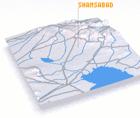 3d view of Shamsābād