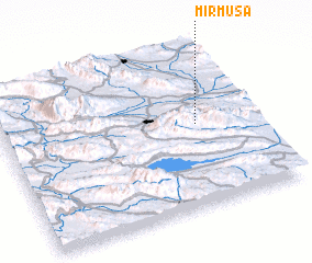 3d view of Mīr Mūsá