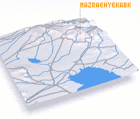 3d view of Mazra‘eh-ye Kabk