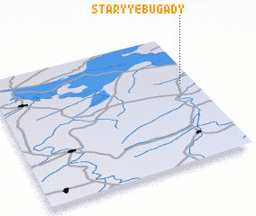 3d view of Staryye Bugady