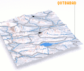 3d view of Qoţbābād