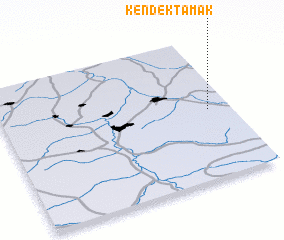 3d view of Kendek-Tamak