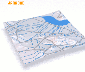 3d view of Jānābād