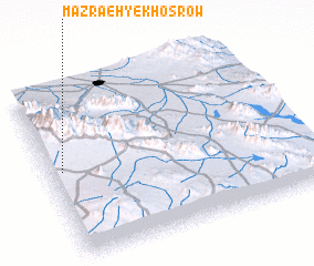 3d view of Mazra‘eh-ye Khosrow