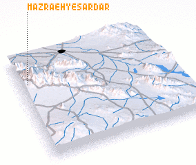 3d view of Mazra‘eh-ye Sardār