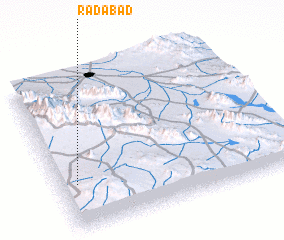 3d view of Ra‘dābād