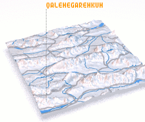 3d view of Qal‘eh-e Gareh Kūh