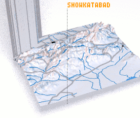 3d view of Showkatābād