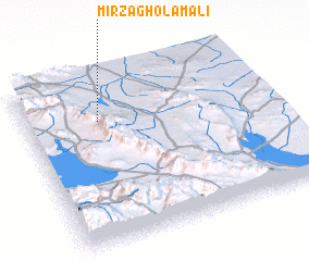 3d view of Mīrzā Gholām ‘Alī