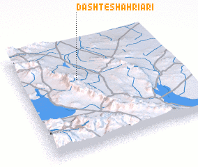 3d view of Dasht-e Shahrīārī