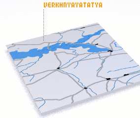 3d view of Verkhnyaya Tat\