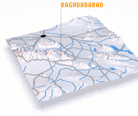 3d view of Baghdādābād