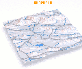 3d view of Khorūslū